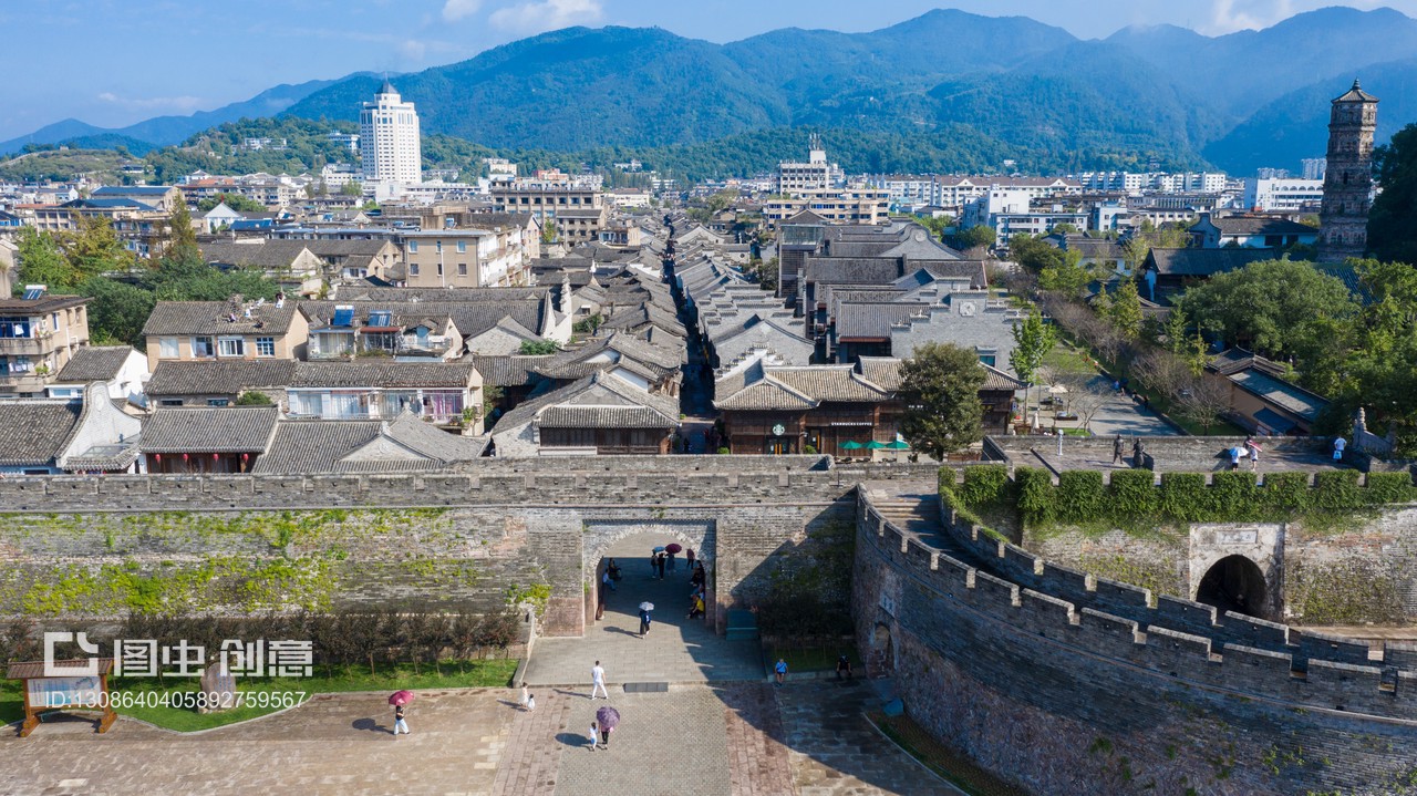 浙江臨海市臺(tái)州府城江南長(zhǎng)城