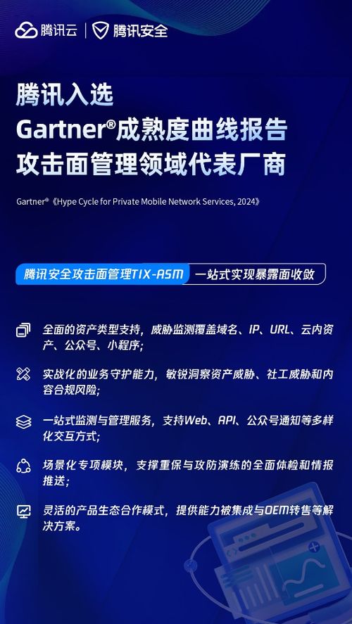 再獲認可 騰訊憑攻擊面管理產品入選Gartner最新研報，技術代表紡織品安全新篇章